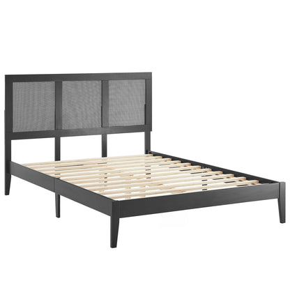 Sirocco Rattan and Wood Platform Bed