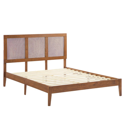 Sirocco Rattan and Wood Platform Bed