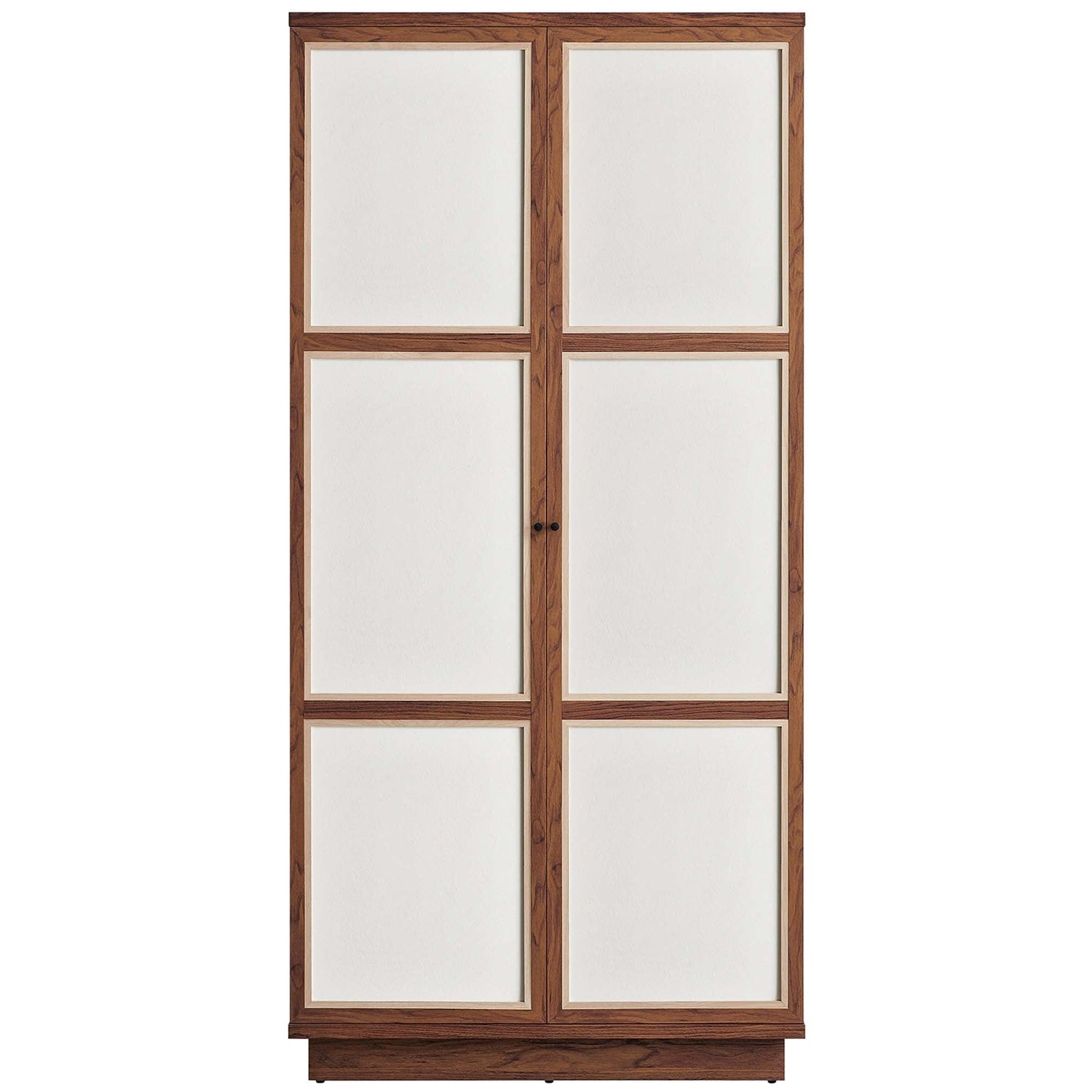 Capri 70&quot; Tall Wood Grain Storage Cabinet