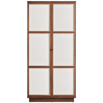 Capri 70&quot; Tall Wood Grain Storage Cabinet