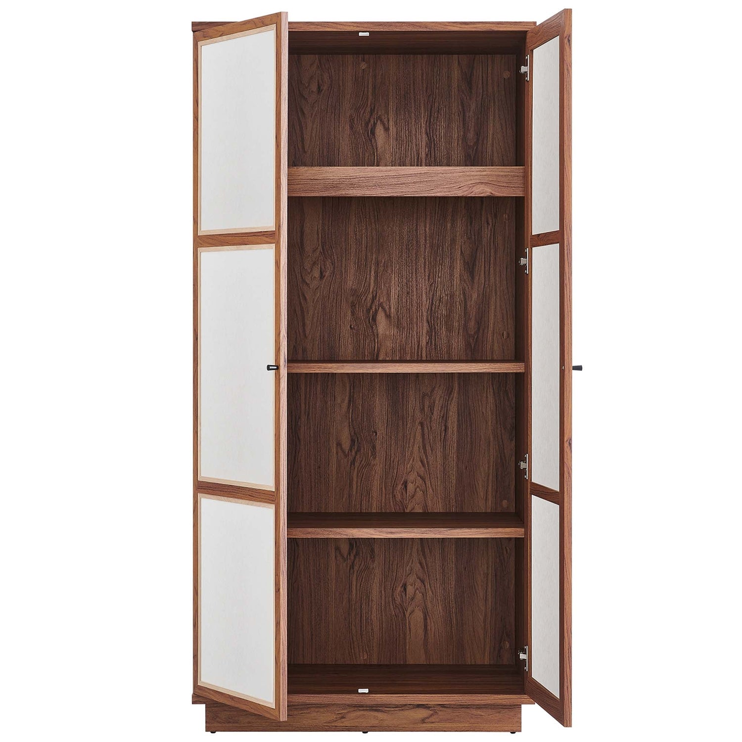 Capri 70&quot; Tall Wood Grain Storage Cabinet