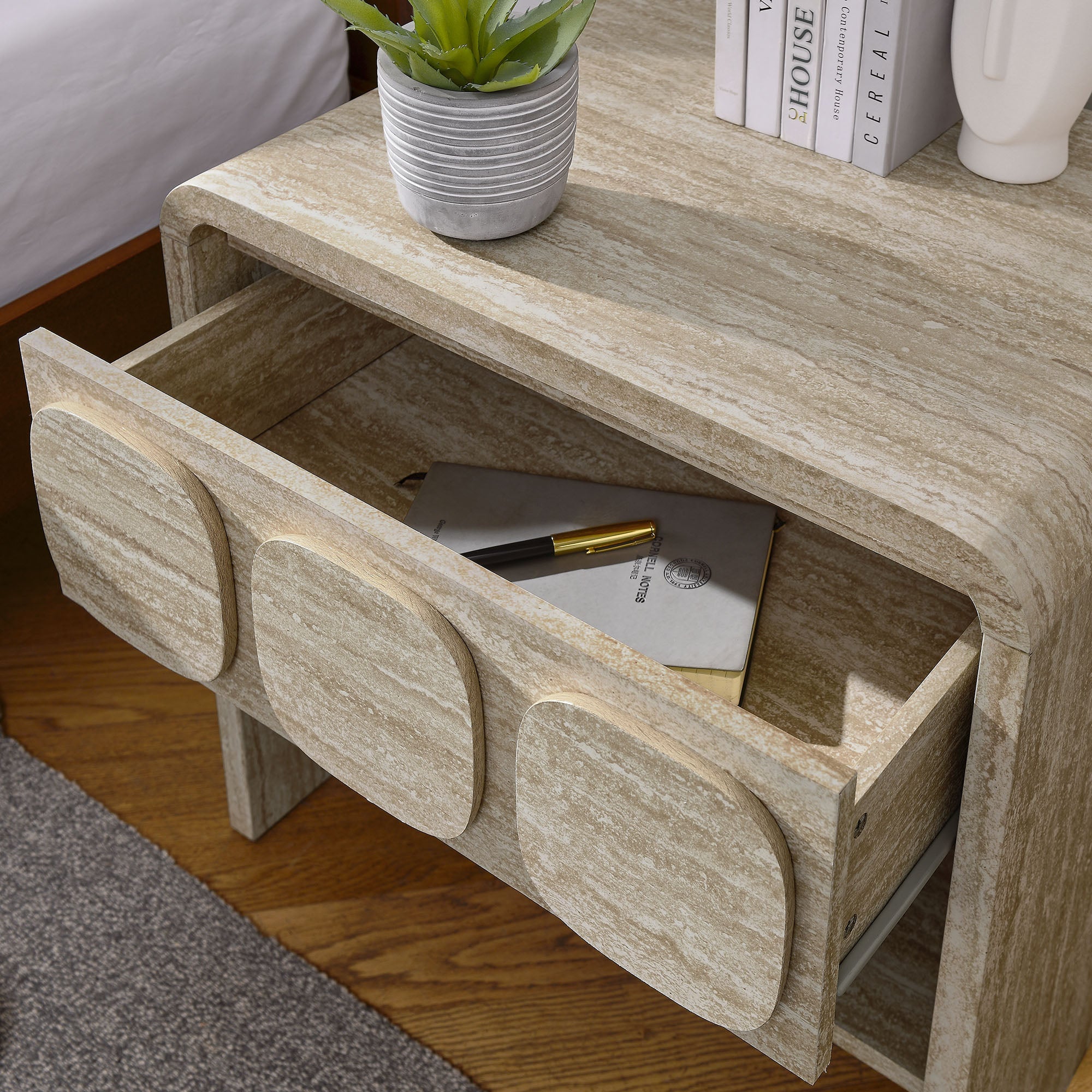 Toscana  1-Drawer  Nightstand