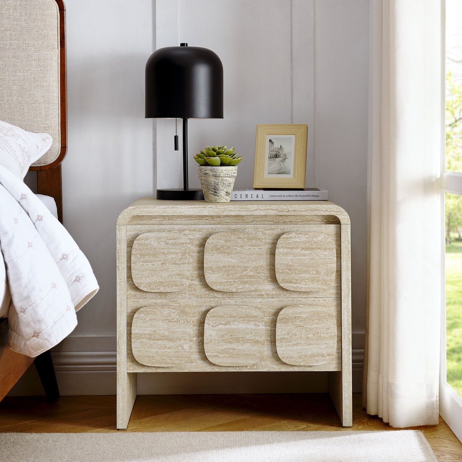 Toscana  2-Drawer  Nightstand