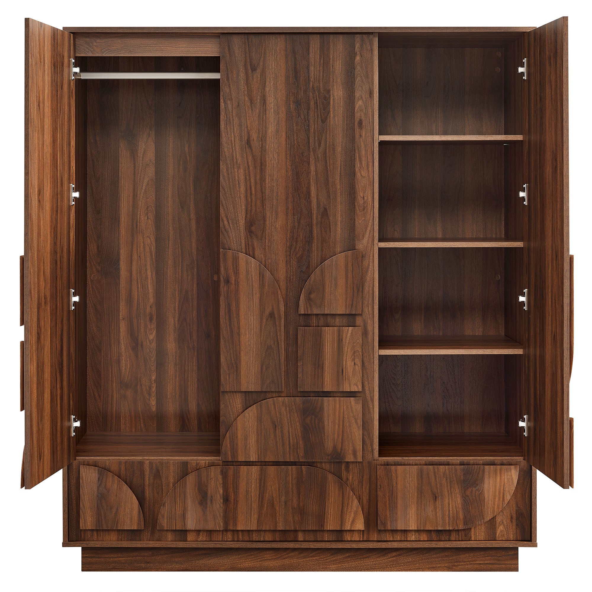 Bulwark 3-Door Wardrobe Closet By HouseBean