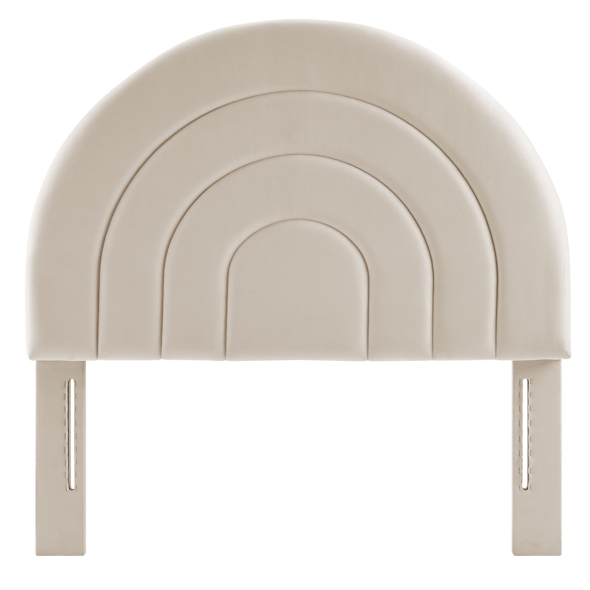 Solana Arched Performance Velvet Headboard By HouseBean