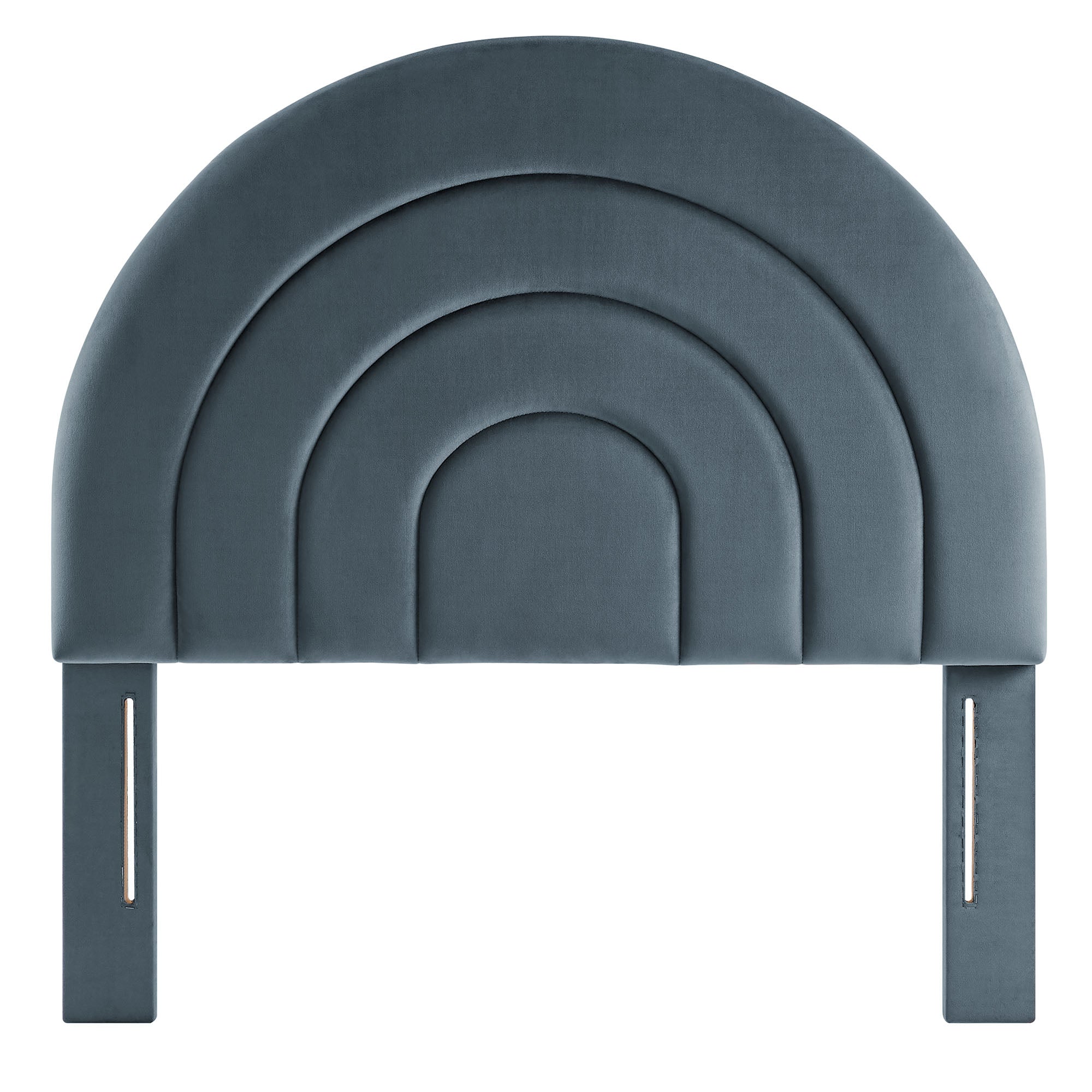 Solana Arched Performance Velvet Headboard By HouseBean