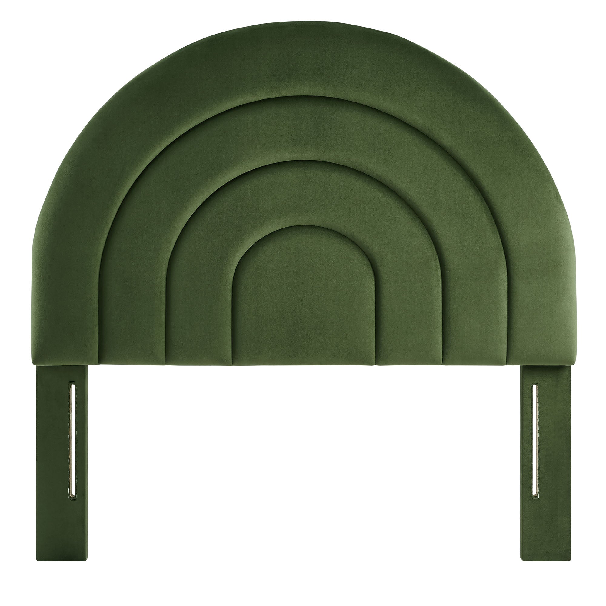 Solana Arched Performance Velvet Headboard By HouseBean