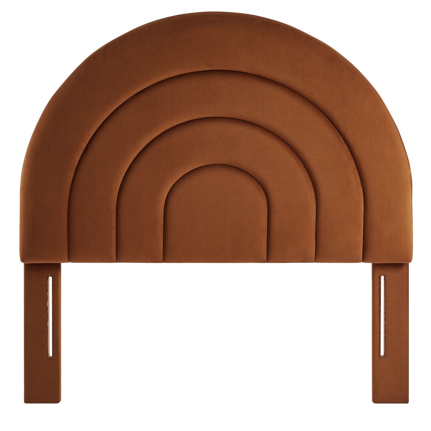 Solana Arched Performance Velvet Headboard By HouseBean