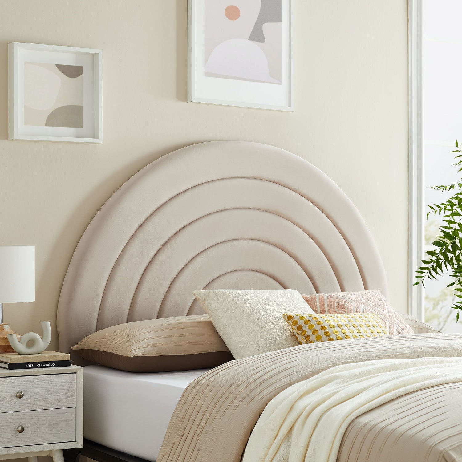 Solana Arched Performance Velvet Headboard by Modway