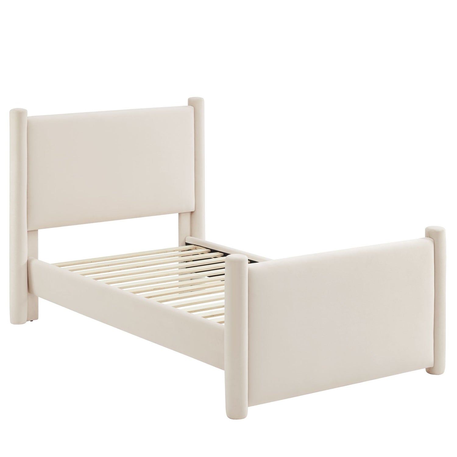 Rael Performance Velvet Platform Bed by Modway