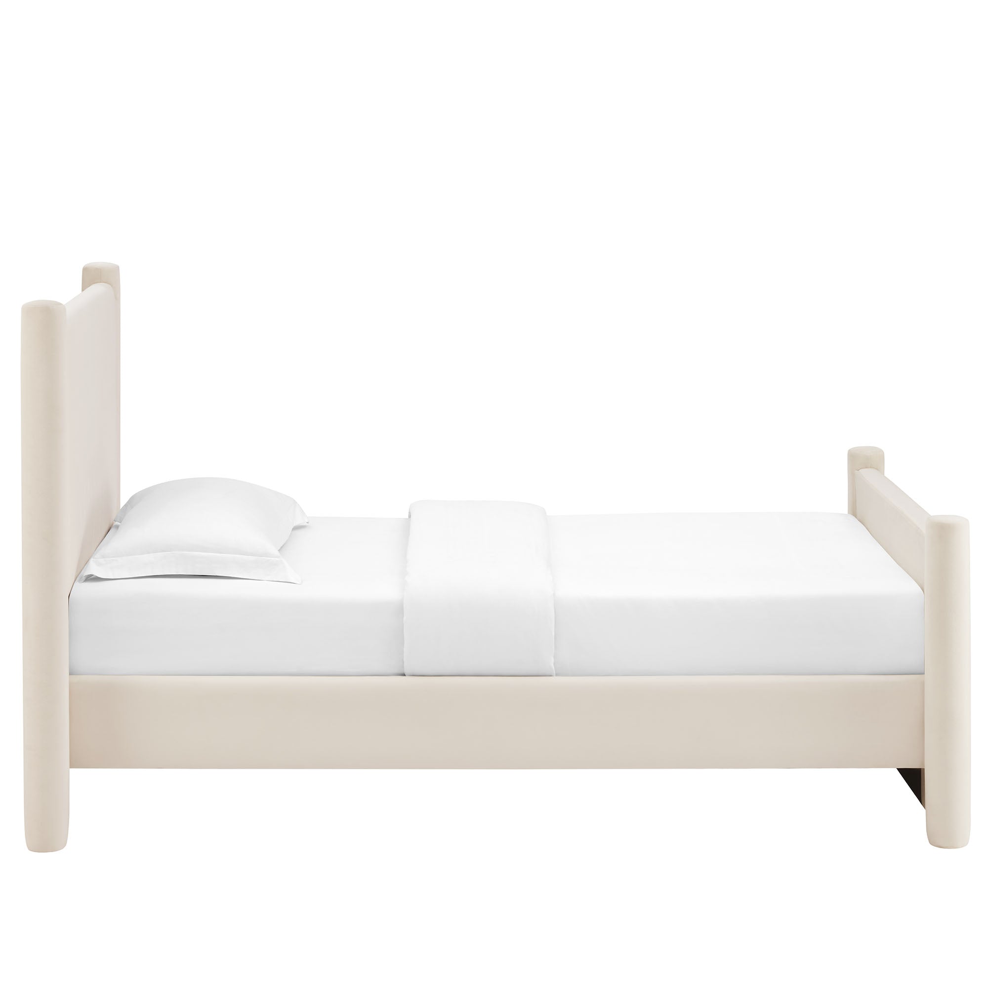 Rael Performance Velvet Platform Bed by Modway