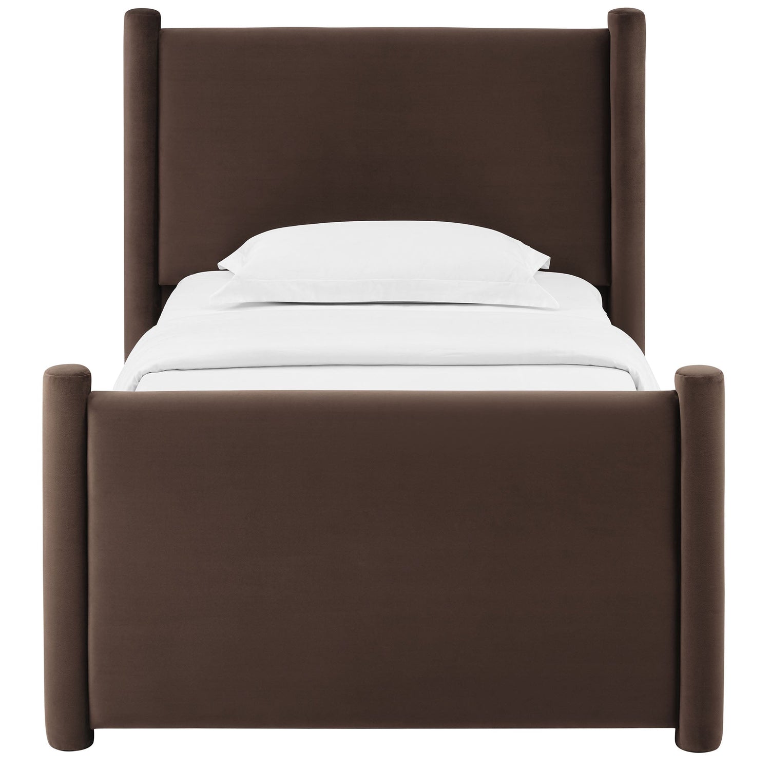 Rael Performance Velvet Platform Bed by Modway
