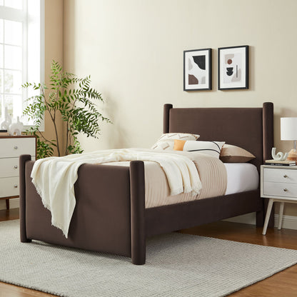 Rael Performance Velvet Platform Bed by Modway