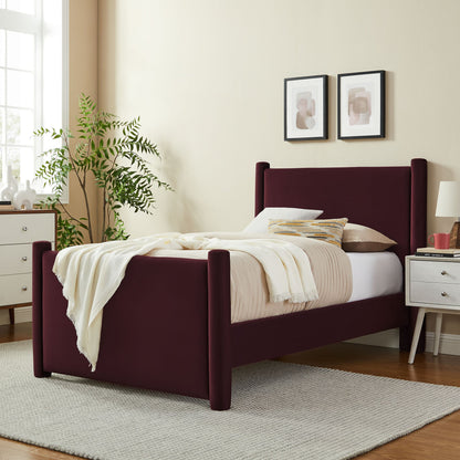 Rael Performance Velvet Platform Bed by Modway