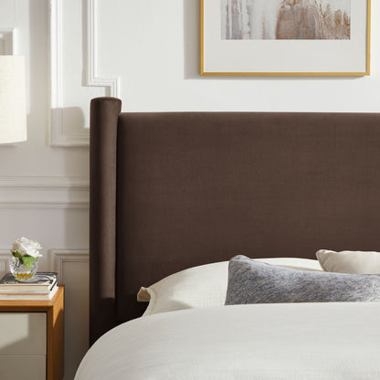 Rael Performance Velvet Platform Bed by Modway