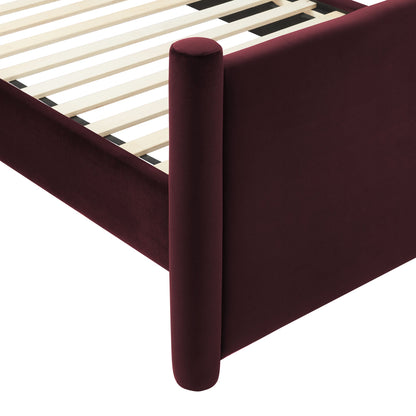 Rael Performance Velvet Platform Bed by Modway