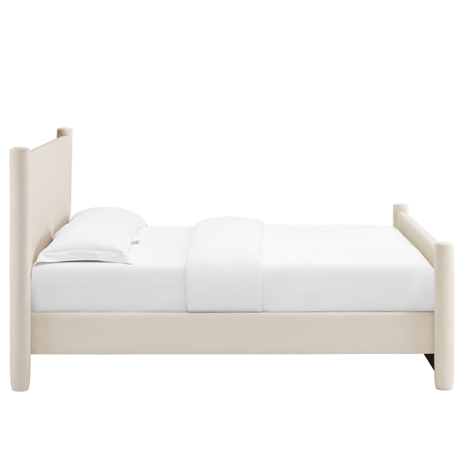 Rael Performance Velvet Platform Bed by Modway
