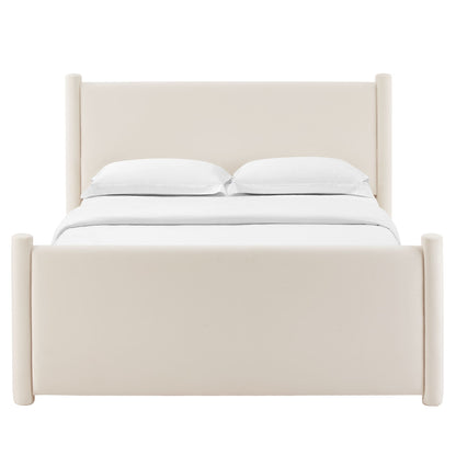 Rael Performance Velvet Platform Bed by Modway