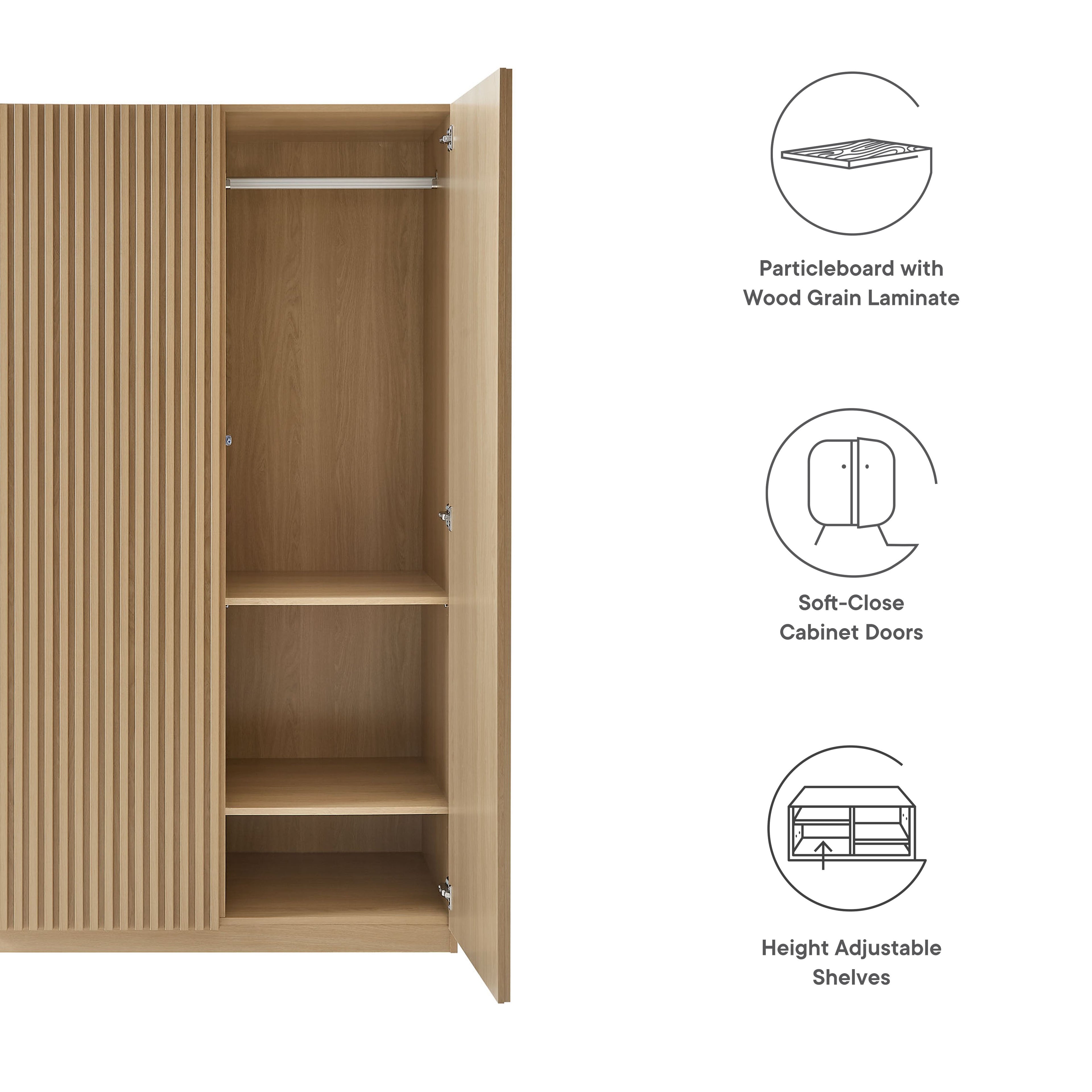 Render 2-Door Wardrobe Closet By HouseBean