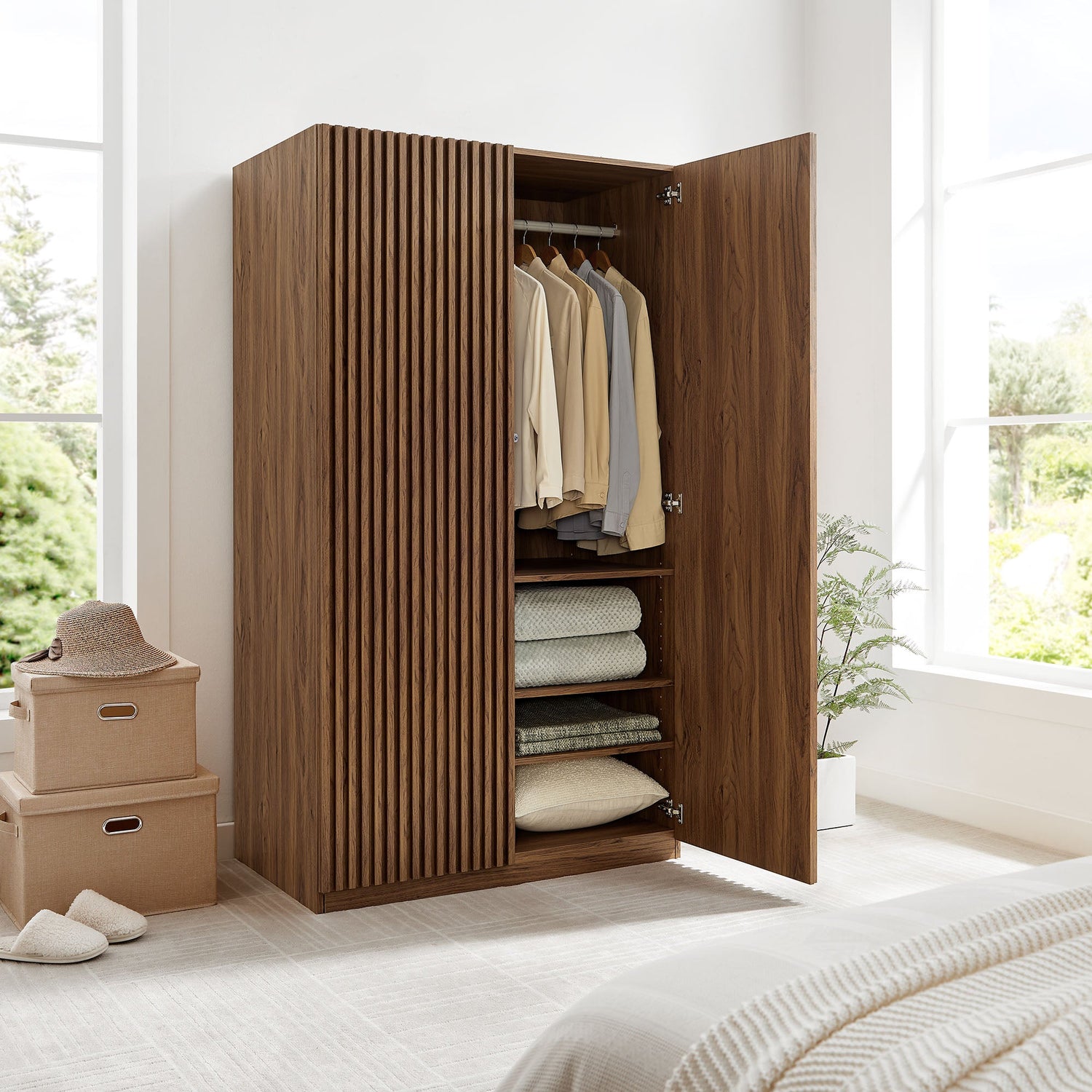 Render 2-Door Wardrobe Closet By HouseBean