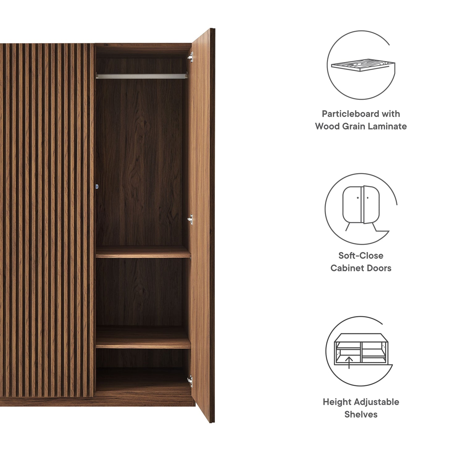 Render 2-Door Wardrobe Closet By HouseBean