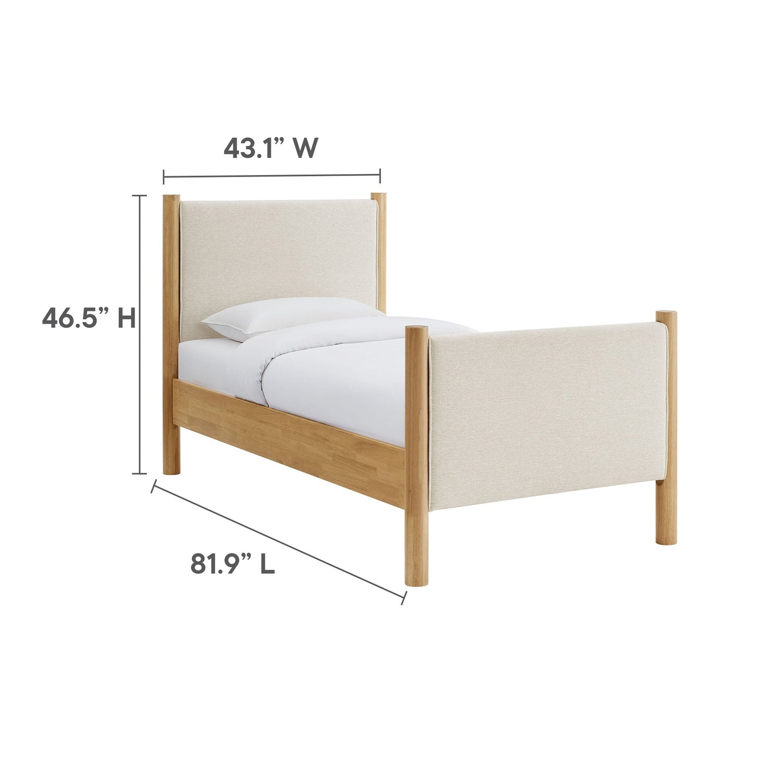 Maven Upholstered Platform Bed by Modway