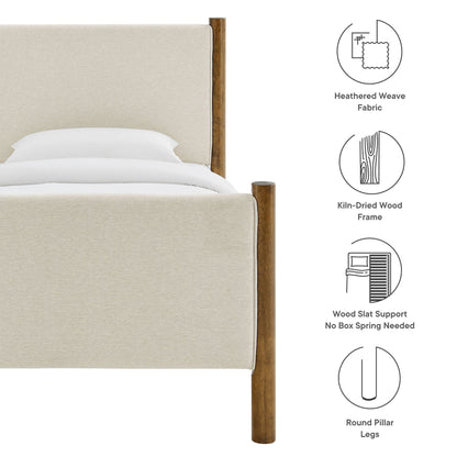 Maven Upholstered Platform Bed by Modway