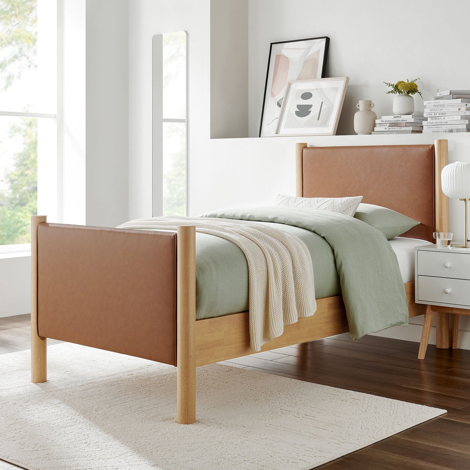 Maven Upholstered Platform Bed by Modway