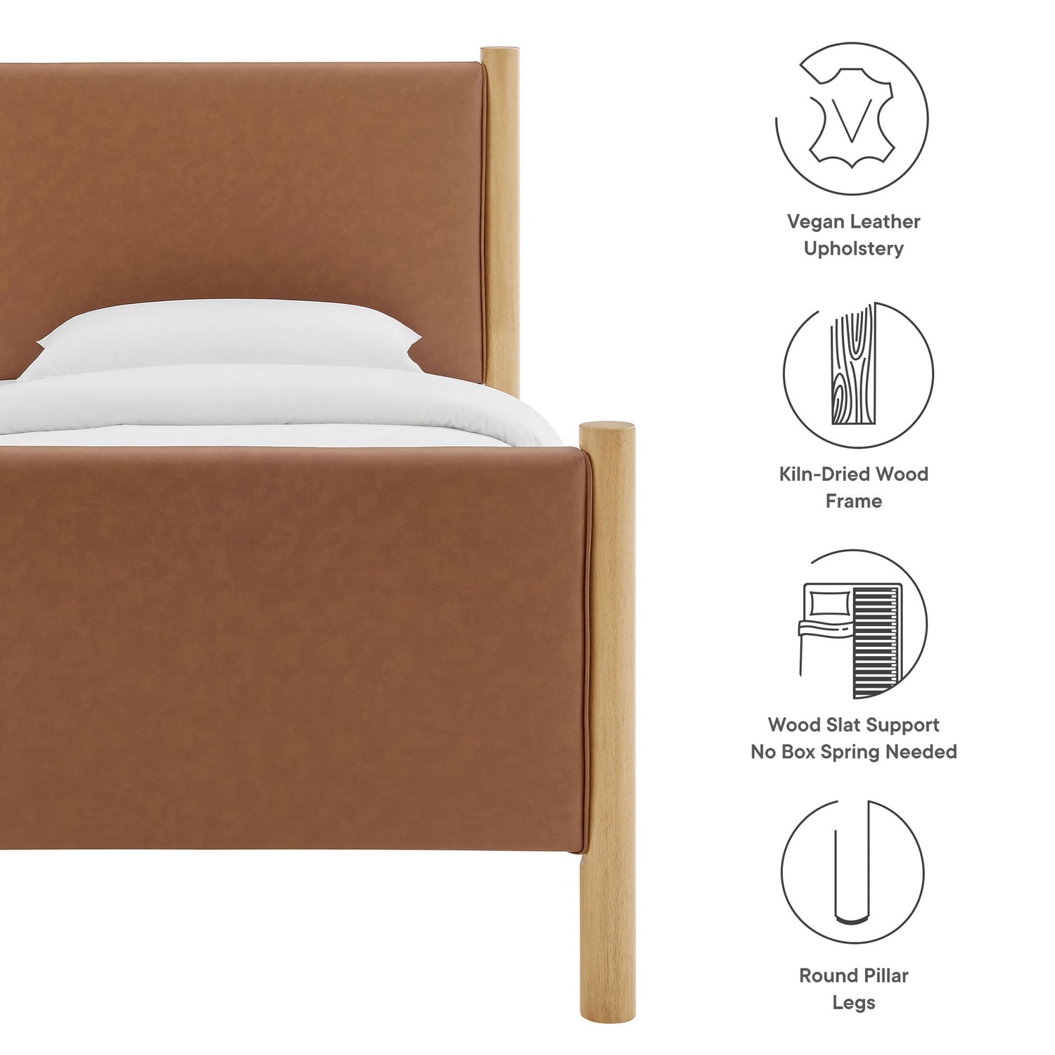 Maven Upholstered Platform Bed by Modway