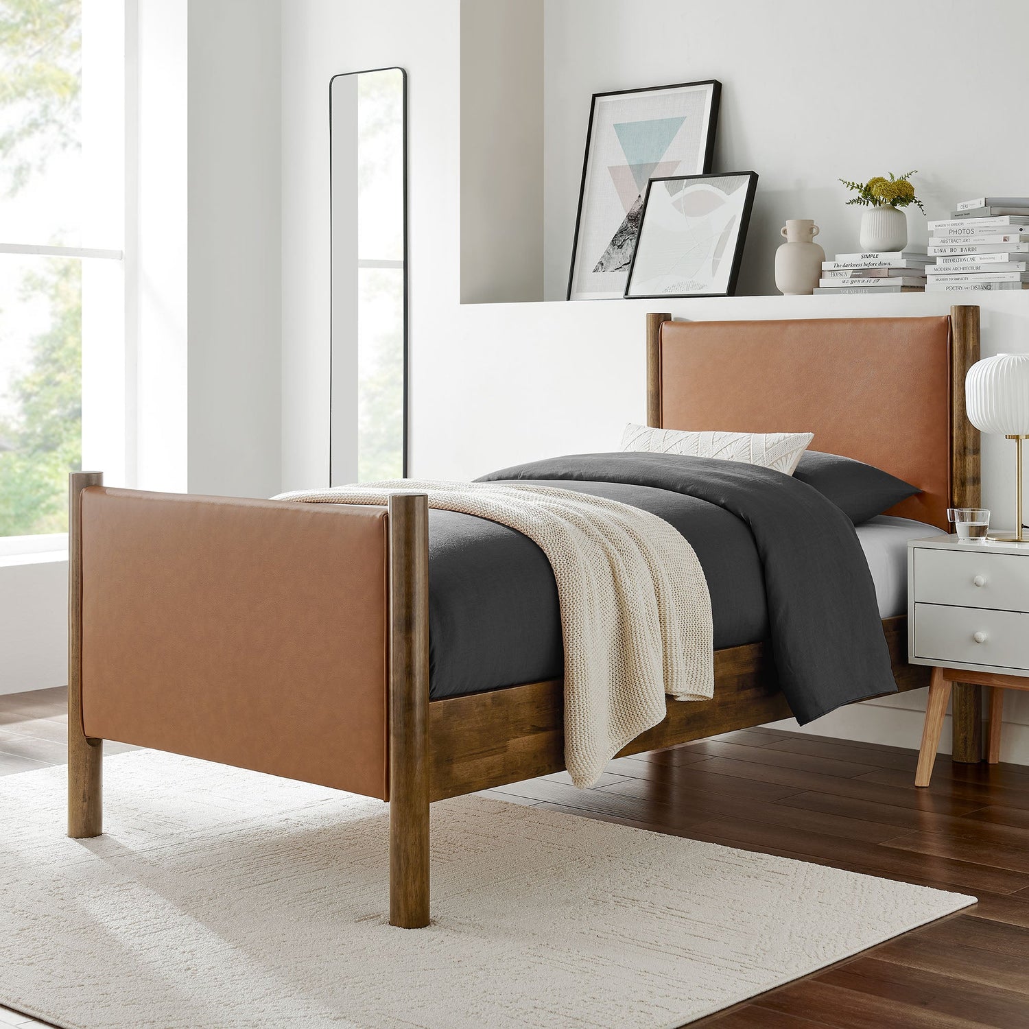 Maven Upholstered Platform Bed by Modway