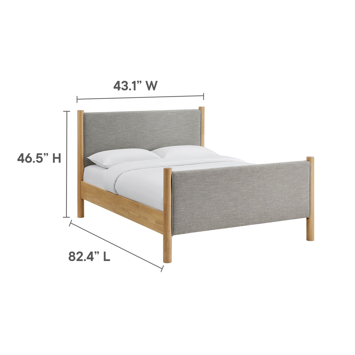 Maven Upholstered Platform Bed by Modway