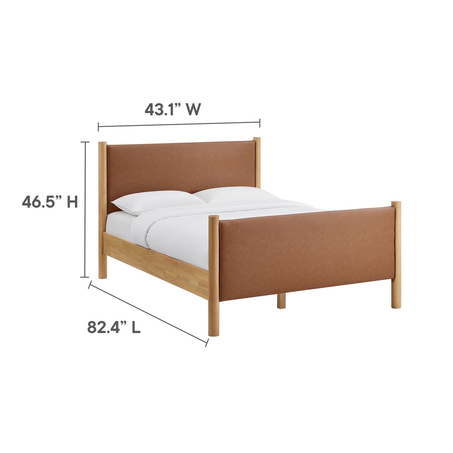 Maven Upholstered Platform Bed by Modway