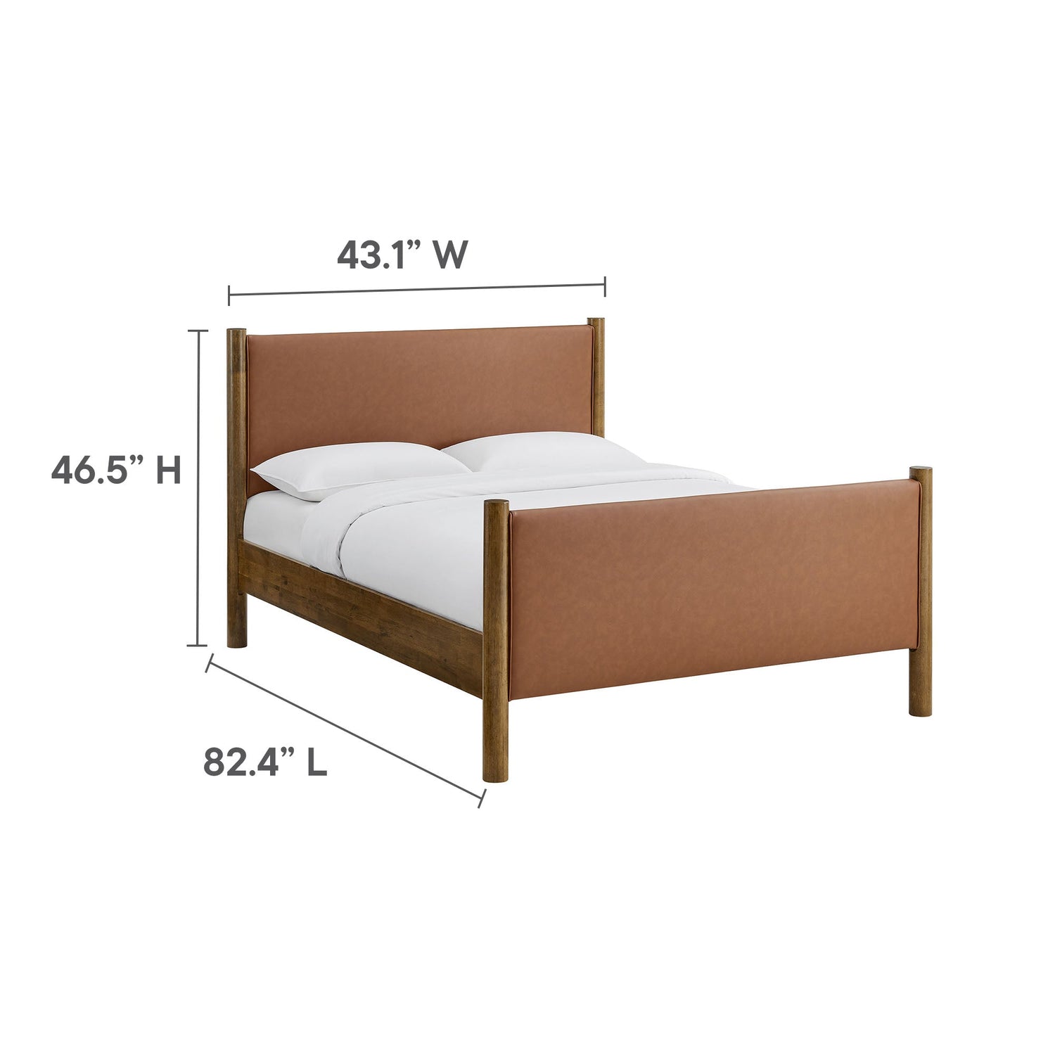 Maven Upholstered Platform Bed by Modway