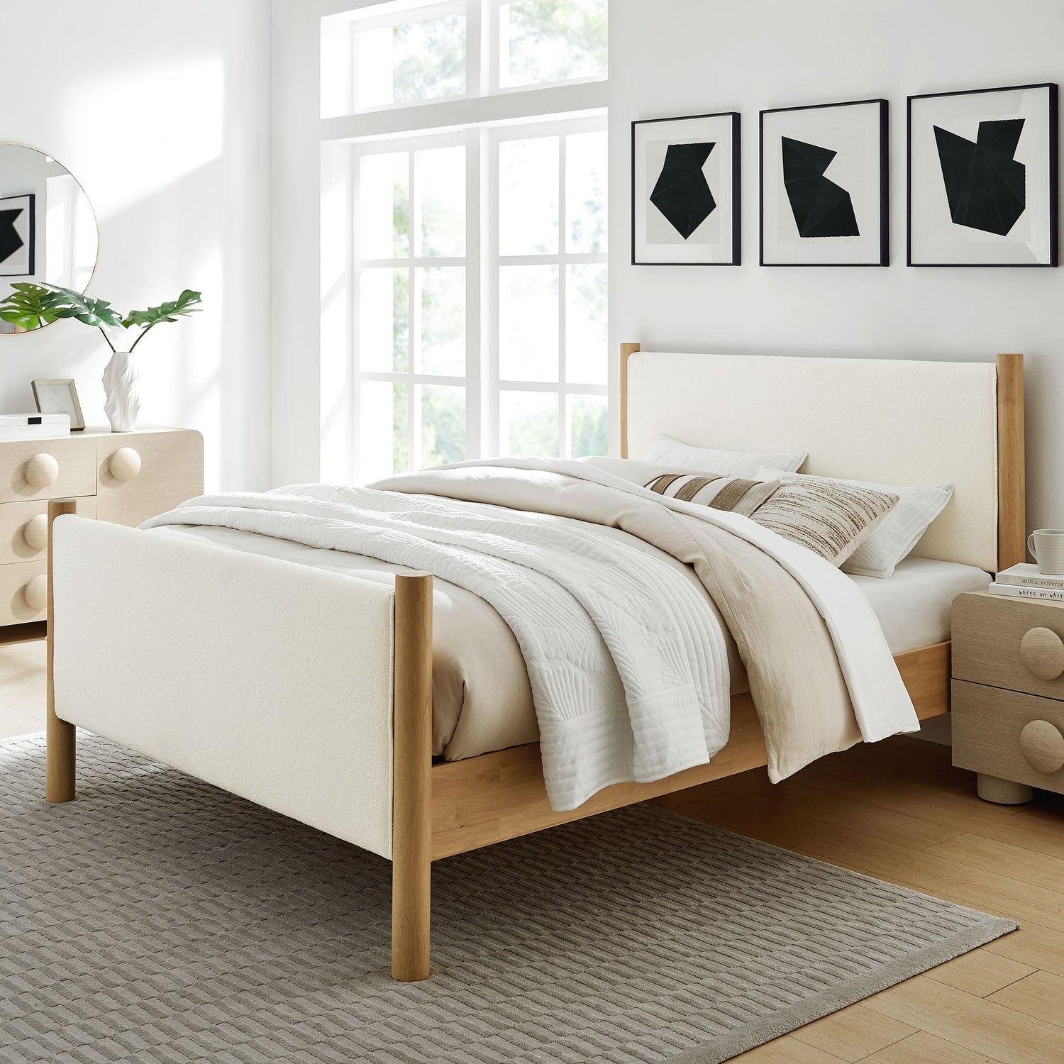Maven Upholstered Platform Bed by Modway
