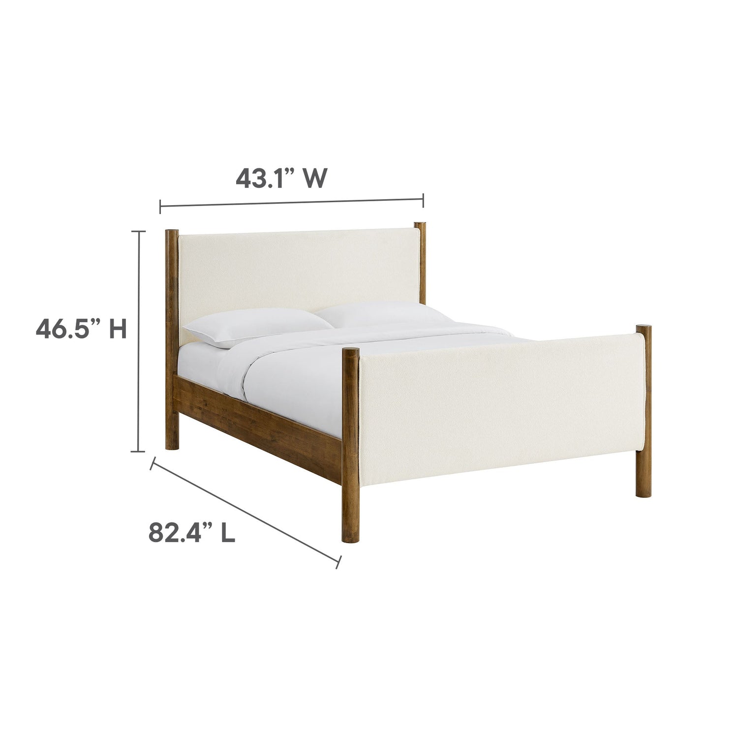 Maven Upholstered Platform Bed by Modway