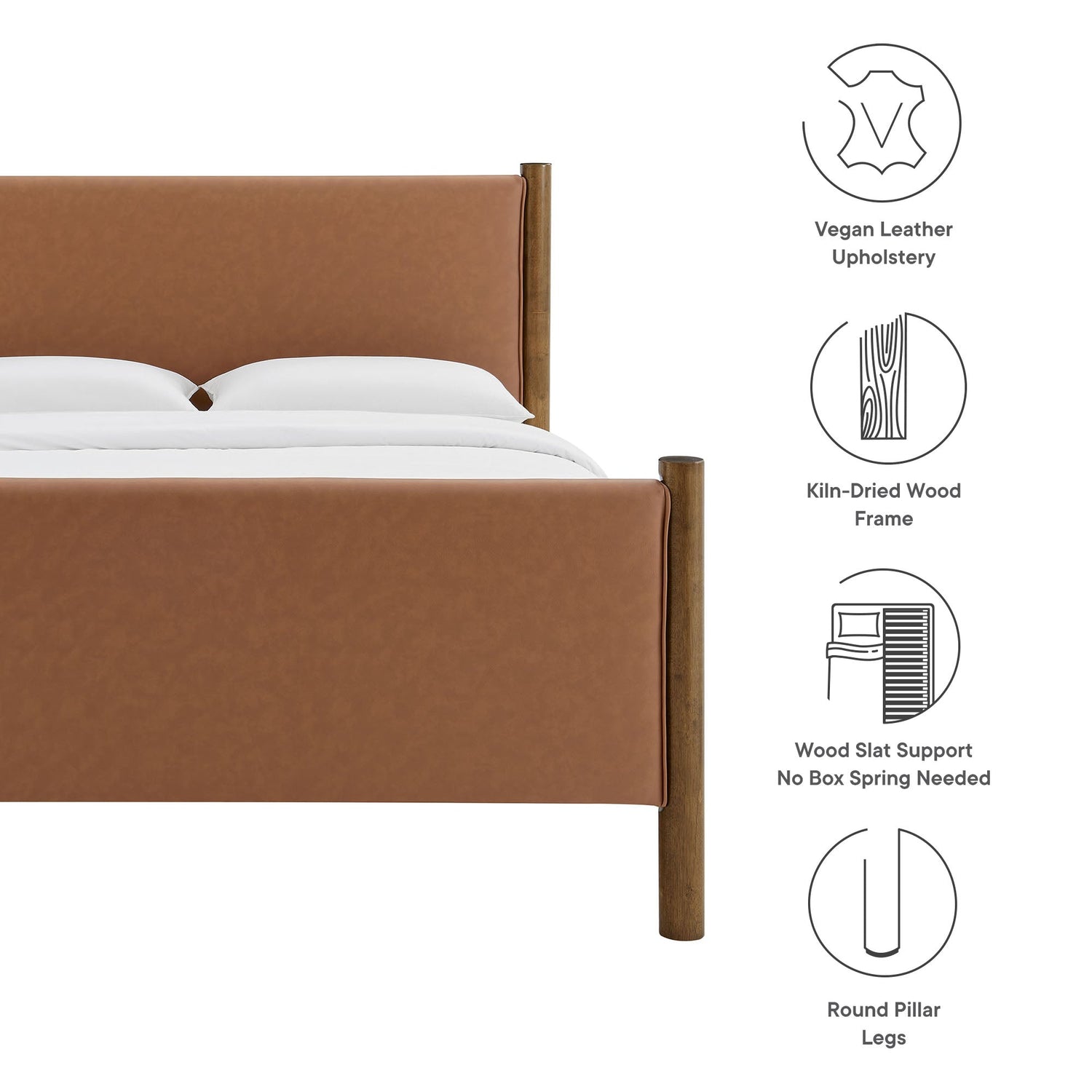 Maven Upholstered Platform Bed by Modway