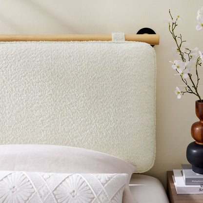 Anela Wall-Mounted Upholstered Headboard By HouseBean