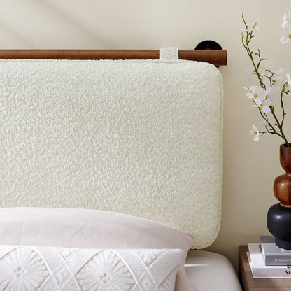 Anela Wall-Mounted Upholstered Headboard By HouseBean