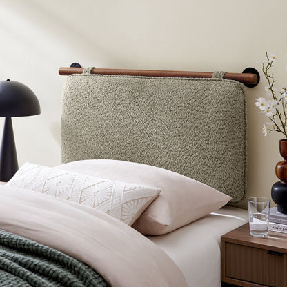 Anela Wall-Mounted Upholstered Headboard By HouseBean