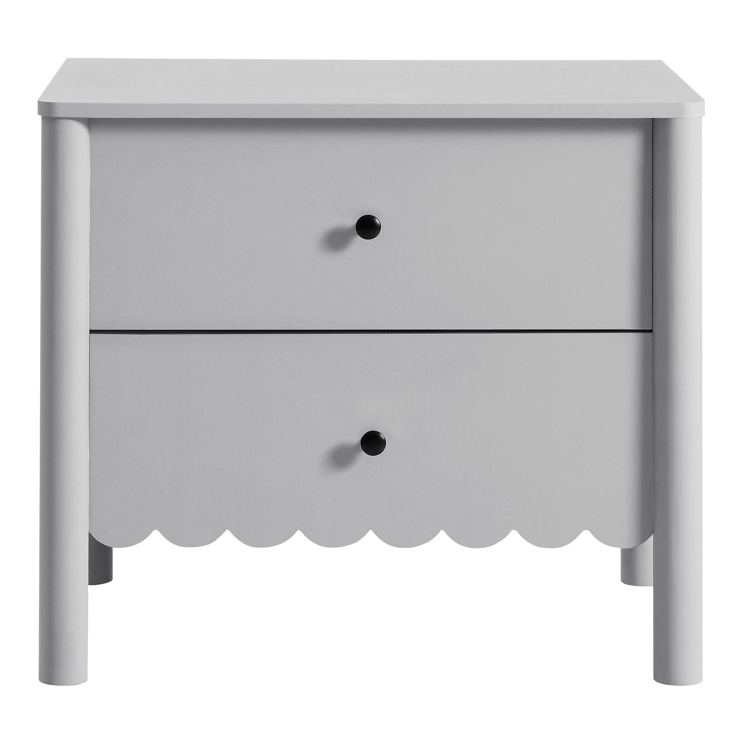 Emmeline Scalloped 2-Drawer Nightstand by Modway