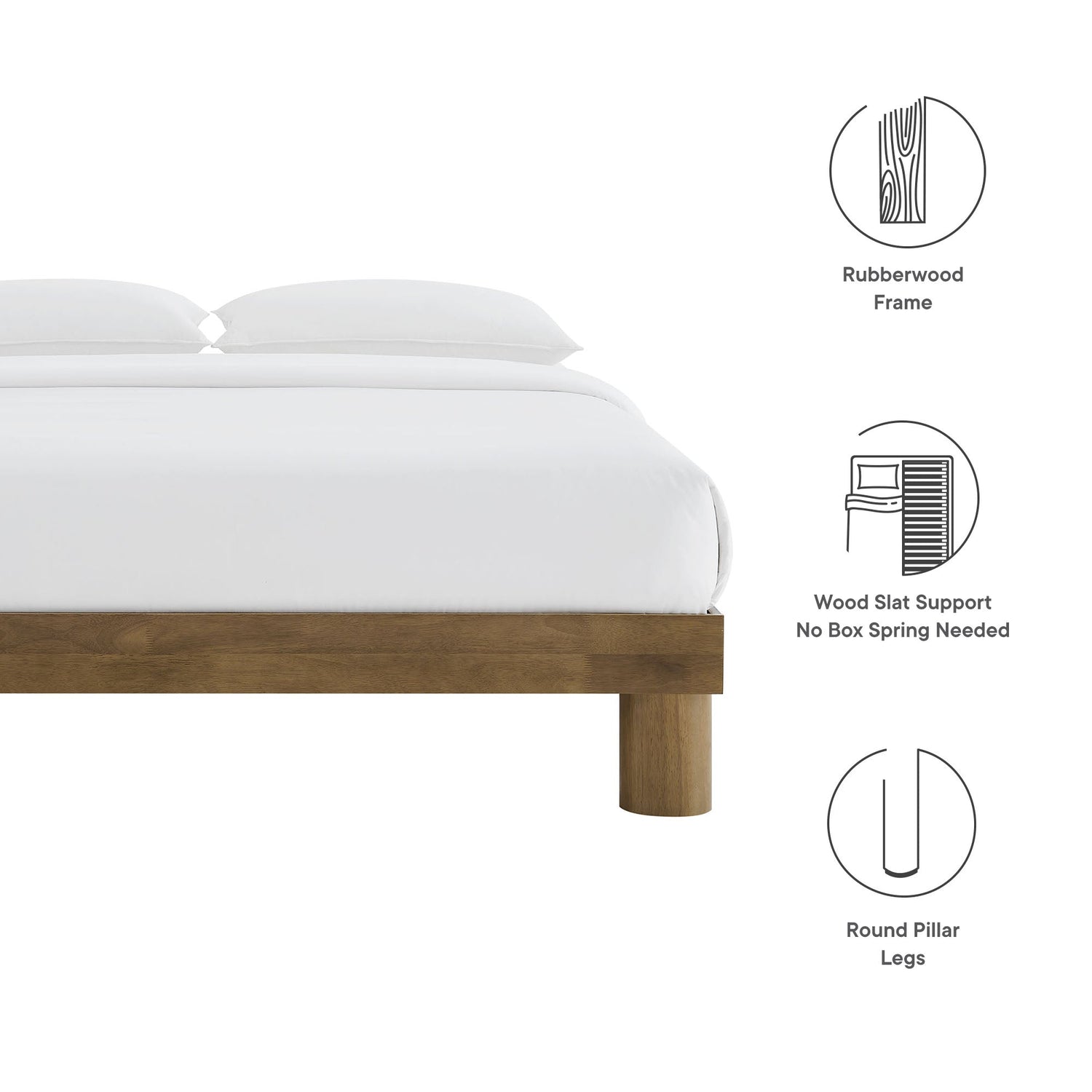 Runa Platform Bed by Modway