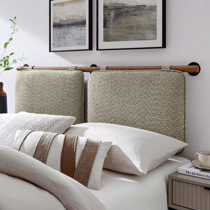 Anela Wall-Mounted Upholstered Headboard By HouseBean