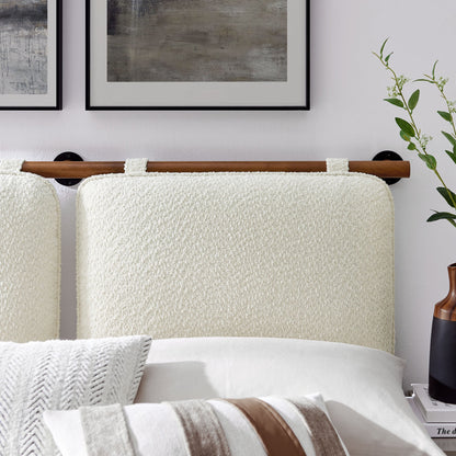 Anela Wall-Mounted Upholstered Headboard By HouseBean