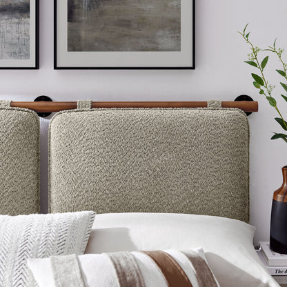 Anela Wall-Mounted Upholstered Headboard By HouseBean