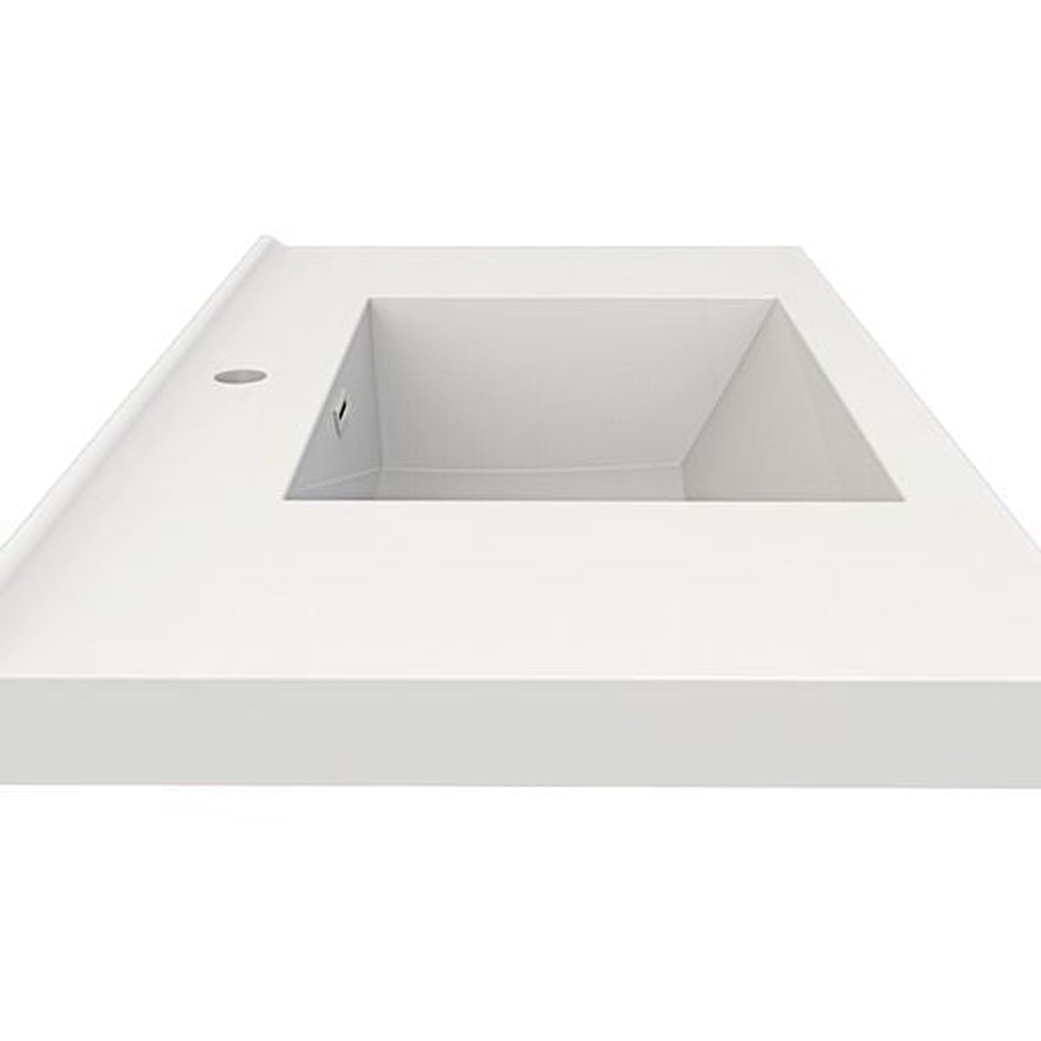 Eden 36&quot; High Gloss White Wall-Mounted Modern Vanity With Single Reinforced White Acrylic Sink