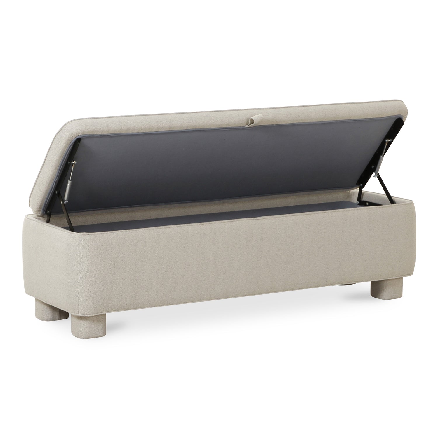 Itaro Queen Bed DarkGrey Beds, Grey / Wood Plywood