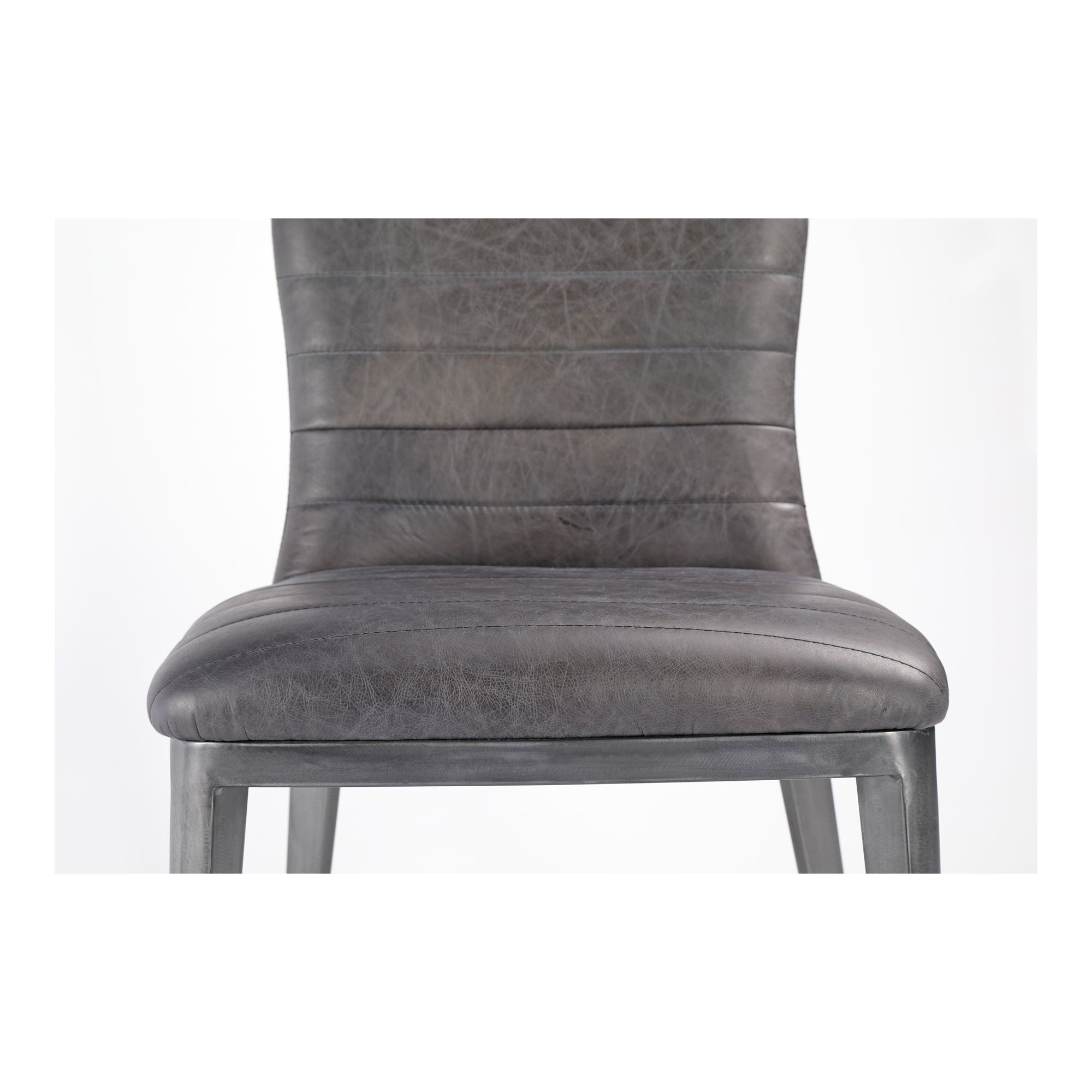 Graduated Lounge Chair Accent Chairs, Brown / Iron Frame