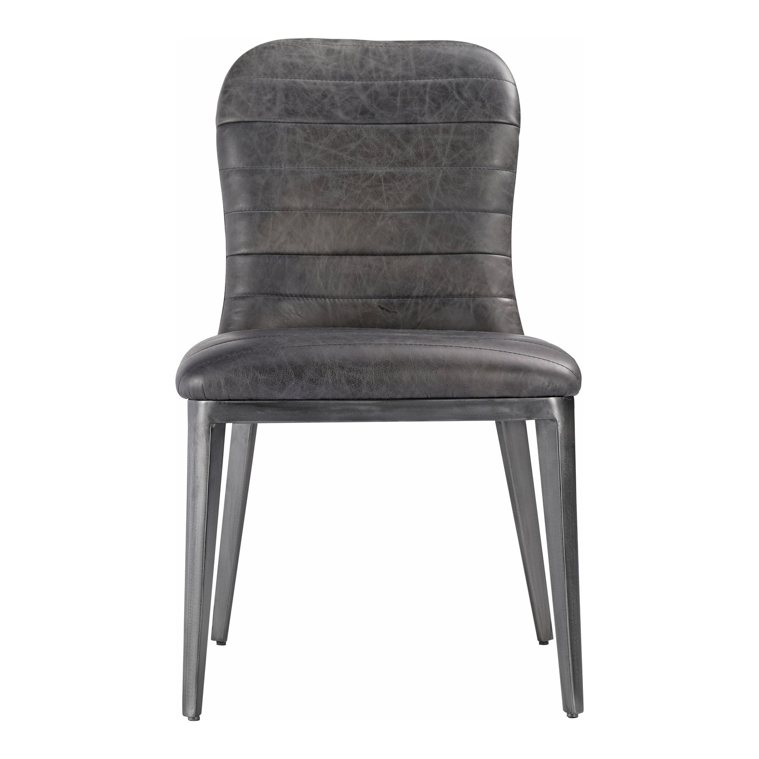 Graduated Lounge Chair Accent Chairs, Brown / Iron Frame