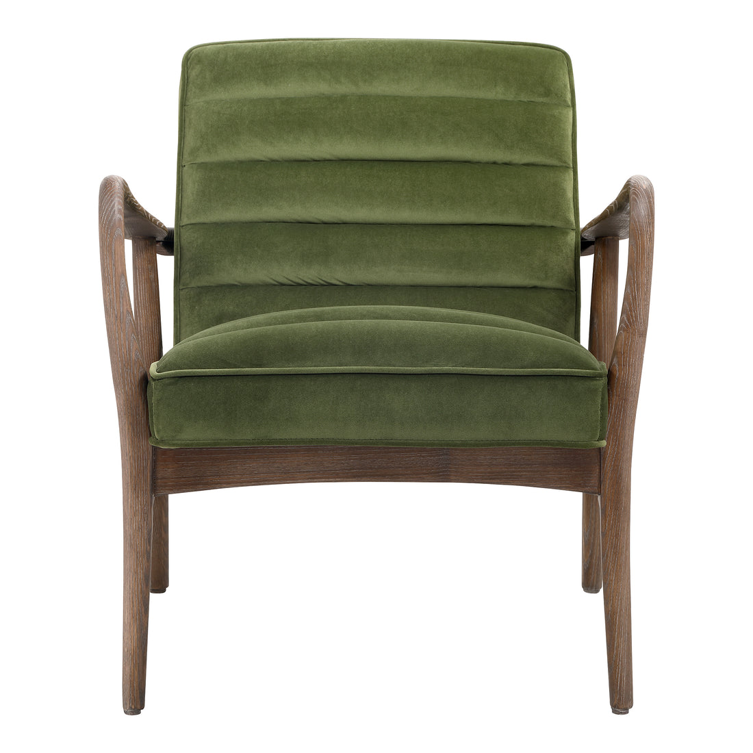 Anders Armchair Accent Chairs, Beige / Ash Wood Frame