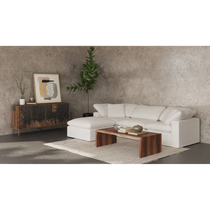 Fortress Sofa Dark Brown Sofas, Brown / Solid Birch Frame